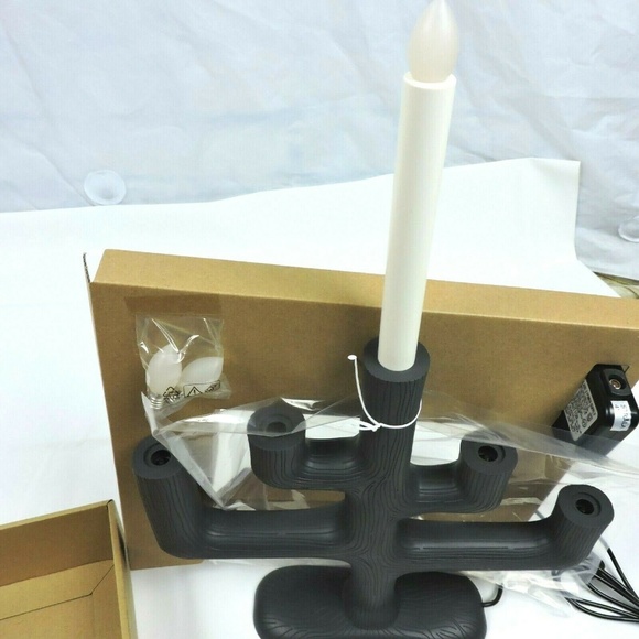 Ikea Strala Candelabra Elea Nouraud 19 Faux Wood - Picture 6 of 7